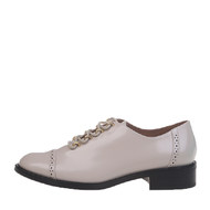 蹀愫2020秋冬名鞋女鞋方跟单鞋TA10503-11B0S