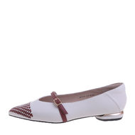 Bata2021春夏名鞋女鞋坡跟单鞋WBLAI318DD3AQ1