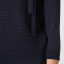 皮尔卡丹pierre cardin女装2020年春季新款蓝色圆领针织衫时尚套头衫P01KP03N0-无装饰物
