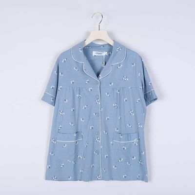竹丽叶  秋 内衣/睡衣/基础打底/袜子 睡衣/居家 睡衣/居家服套装 24179蓝色