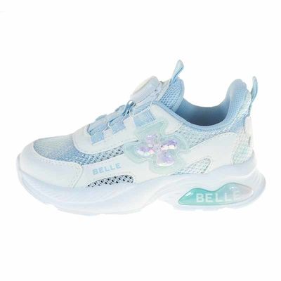 百丽 2025 夏 母婴儿童 童鞋 儿童运动鞋/户外鞋 R25113蓝色&白色