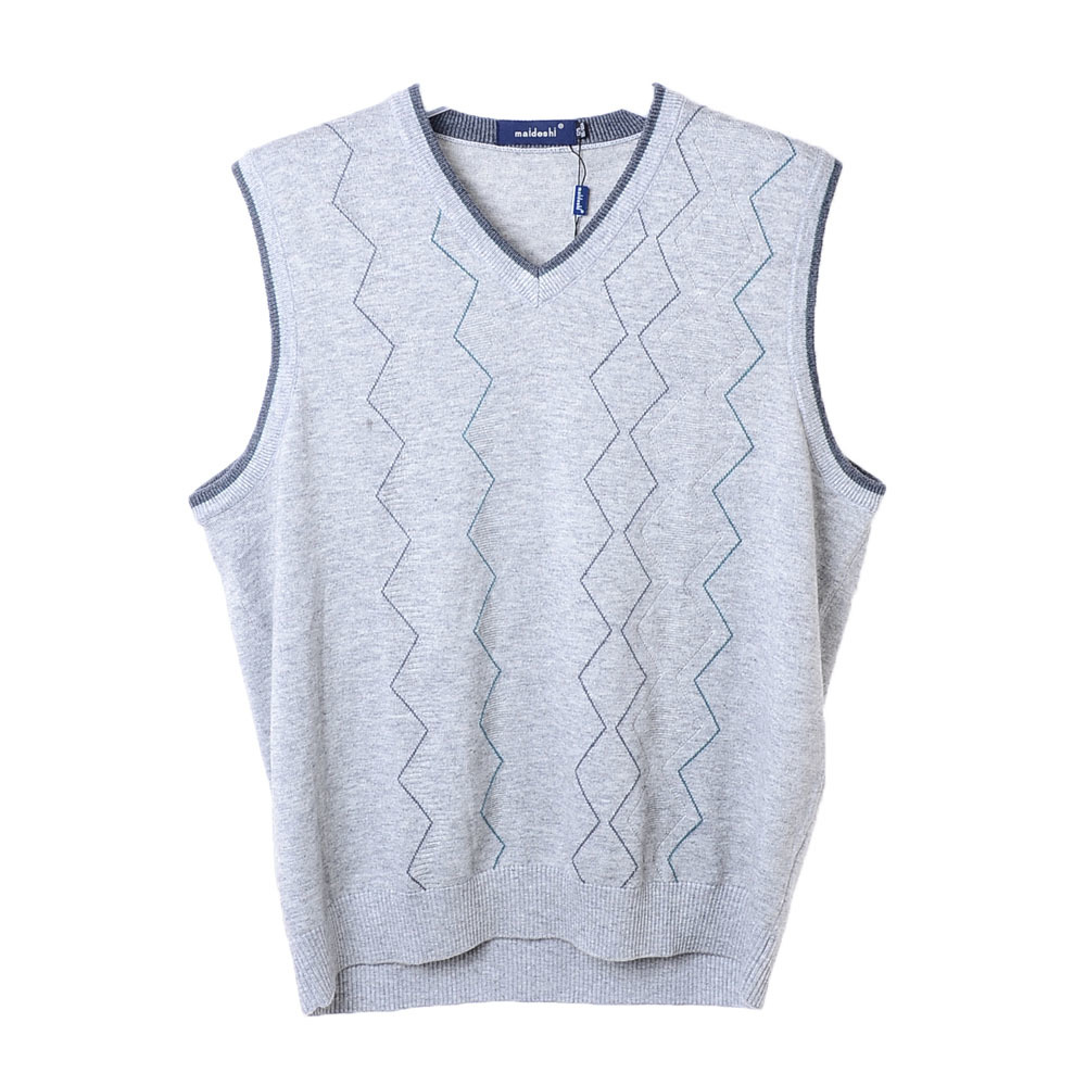 maideshi麦德仕男式时尚针织毛背心-上品折扣网