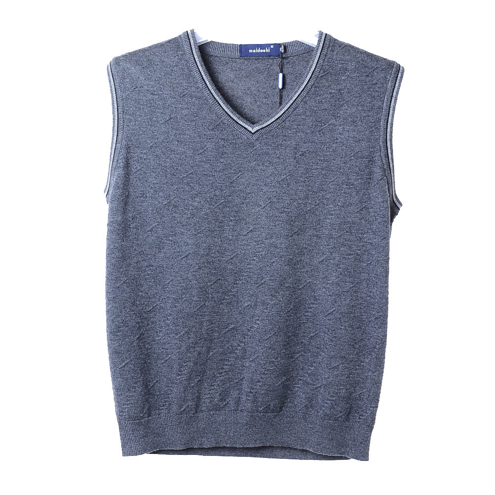 maideshi麦德仕男式时尚针织毛背心-上品折扣网
