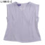 LINNIE.Z  春夏女装收腰微弹肩部两侧捏褶设计时尚通勤马夹上衣 LXM1S4936