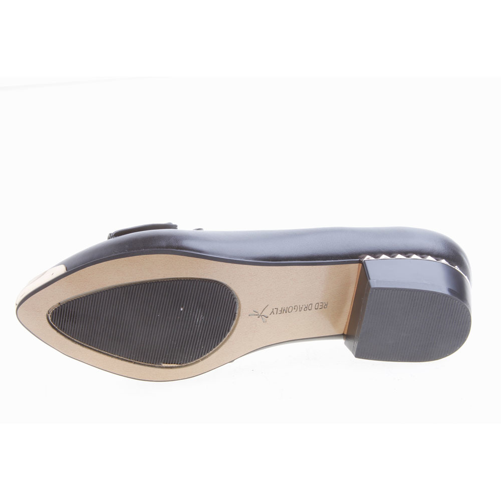 <em>红蜻蜓女款</em>头层牛皮英伦风粗跟<em>单鞋</em>-上品折扣