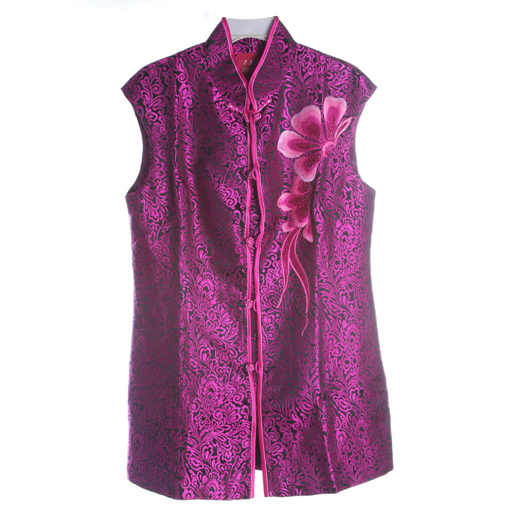 <em>木真了</em>女款刺绣<em>棉马甲</em>-上品折扣网