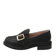 森达2021春夏名鞋女鞋方跟单鞋V5R3RS01DU1AM1