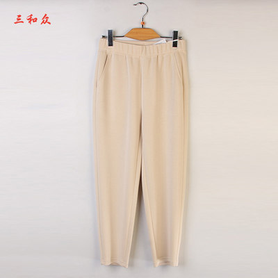 三和众 2023 春夏 服装 女裤装 女款休闲裤 25179米色