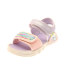 特步 2023 春夏 母婴儿童 童鞋 儿童凉鞋 677214503781雪青紫&水粉