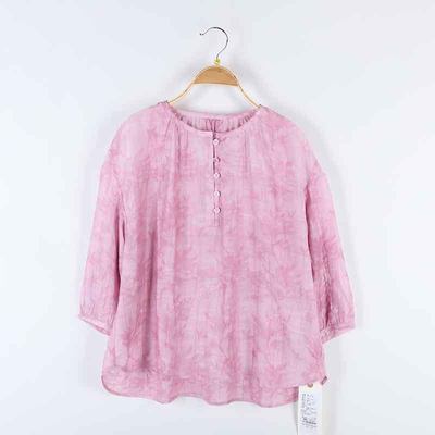 墨布语  夏 服装 女上装 女款衬衫 8A6719CT粉色