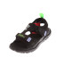 特步 2023 春夏 母婴儿童 童鞋 儿童凉鞋 677215504523黑&荧光电绿