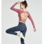 鲨宝莱SABOLAY 欧美新款瑜伽服女 长袖运动上衣训练健身服女跑步服 YJY20-2-5上衣