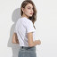 MISS LISA t恤女短袖精梳棉韩版宽松纯色2021年新款上衣打底 G27