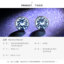 瑪汀薇思Martine Wester 镀18k金红色圆亮钻施华洛世奇水晶耳钉 MW20-114LS
