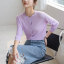 MISS LISA 法式镂空冰丝空调开衫女短款 夏季薄款短袖针织开衫  K16402