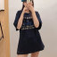MISS LISA 三只熊短袖黑色t恤女夏新韩版款宽松上衣潮 D925