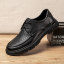 cleef 2021 皮鞋男士薄款透气镂空打孔鞋系带牛皮商务休闲鞋  B323A
