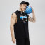 OMG潮牌 连帽篮球背心男士跑步坎肩训练上衣健身运动夏季无袖帽衫 J-EMBX2179