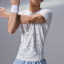 OMG运动 紧身健身衣服男夏季t恤圆领高弹力速干衣训练跑步透气薄 J-FMTX2480