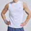 OMG 肌理网孔夏季透气跑步运动背心男士薄款速干健身衣服无袖t恤 J-FMBX2324