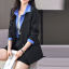 MISS LISA 2023 秋冬假两件休闲西装外套女小众设计感轻熟风翻领韩版时尚上衣 EQ8609