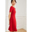 MISS LISA 2024 春夏 法式红色连衣裙女装气质别致惊艳礼服裙子 W26Q34597