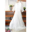 MISS LISA 2024 春夏法式小众连衣裙修身显瘦白色裙子夏季新款气质仙女款雪纺裙 W26Q25646
