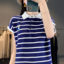 MDMR PURE CASH MERE 蒙丹米尔 冰丝刺绣小熊T恤领短袖T恤 M2008