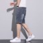 翼好 2025夏季薄款牛仔短裤男士青年宽松直筒休闲五分中裤男士休闲裤 FDK--2502