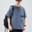 翼好 2025260克重磅拼接立体工装大口袋日系宽松休闲T恤男士T恤 JG-T03