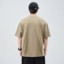 翼好 2025260克重磅拼接立体工装大口袋日系宽松休闲T恤男士T恤 JG-T03