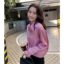 MISS LISA 2025弹力缎面衬衫上衣长袖衬衣女款衬衫 W26S0B0552