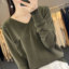 MDMR PURE CASH MERE 蒙丹米尔 2025 冬 带兜V领套头针织衫/毛衣 JR373