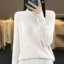 MDMR PURE CASH MERE 蒙丹米尔 2025 带钻加厚半高长袖女款针织衫/毛衣 JR530