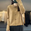 MDMR PURE CASH MERE 蒙丹米尔 2025 西装外套加厚带扣针织女款外套 JR355