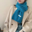 MDMR PURE CASH MERE 蒙丹米尔 2025 女士澳洲纯羊毛加厚平面围巾 PS07
