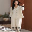 帕兰朵PLANDOO 2025 秋女士纯棉翻领家居服睡衣 LMJW7719