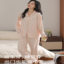 帕兰朵PLANDOO 2025 秋女士纯棉翻领家居服睡衣 LMJW7725