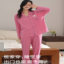 帕兰朵PLANDOO 2025 秋 女士纯棉翻领家居服睡衣 LMJW7723