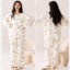 帕兰朵PLANDOO 2025 秋 女士纯棉带胸垫休闲家居服睡衣 LMH25001