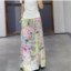 MISS LISA 2025 彩色花卉半身裙紧腰气质名媛直筒中长裙子 DFL20629