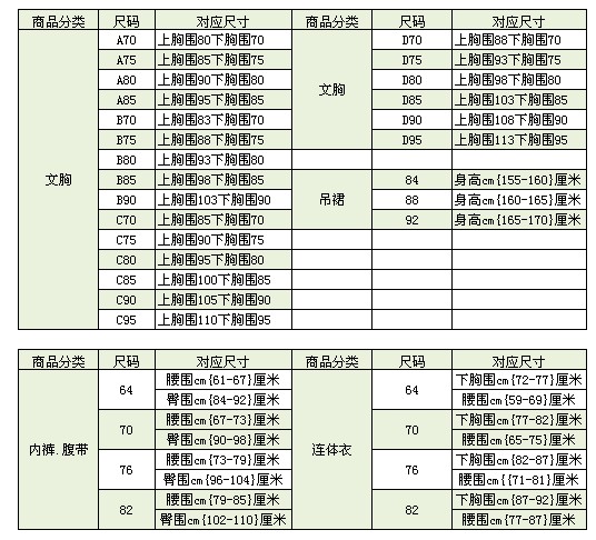 黛安芬内衣_黛安芬内衣尺寸表