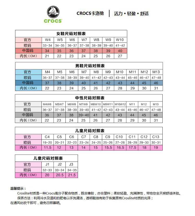 00 款号:205865 尺码对照表 size