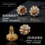 瑪汀薇思Martine Wester 镀12k金浅黄水晶梦露施华洛世奇耳钉 LTD-254LC