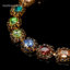 瑪汀薇思Martine Wester 镀12k金多色方块捷克水晶手链 W9-330Z