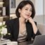 Martine Wester镀黑镍珍珠的眼泪钻饰耳钉 MW16-005BB
