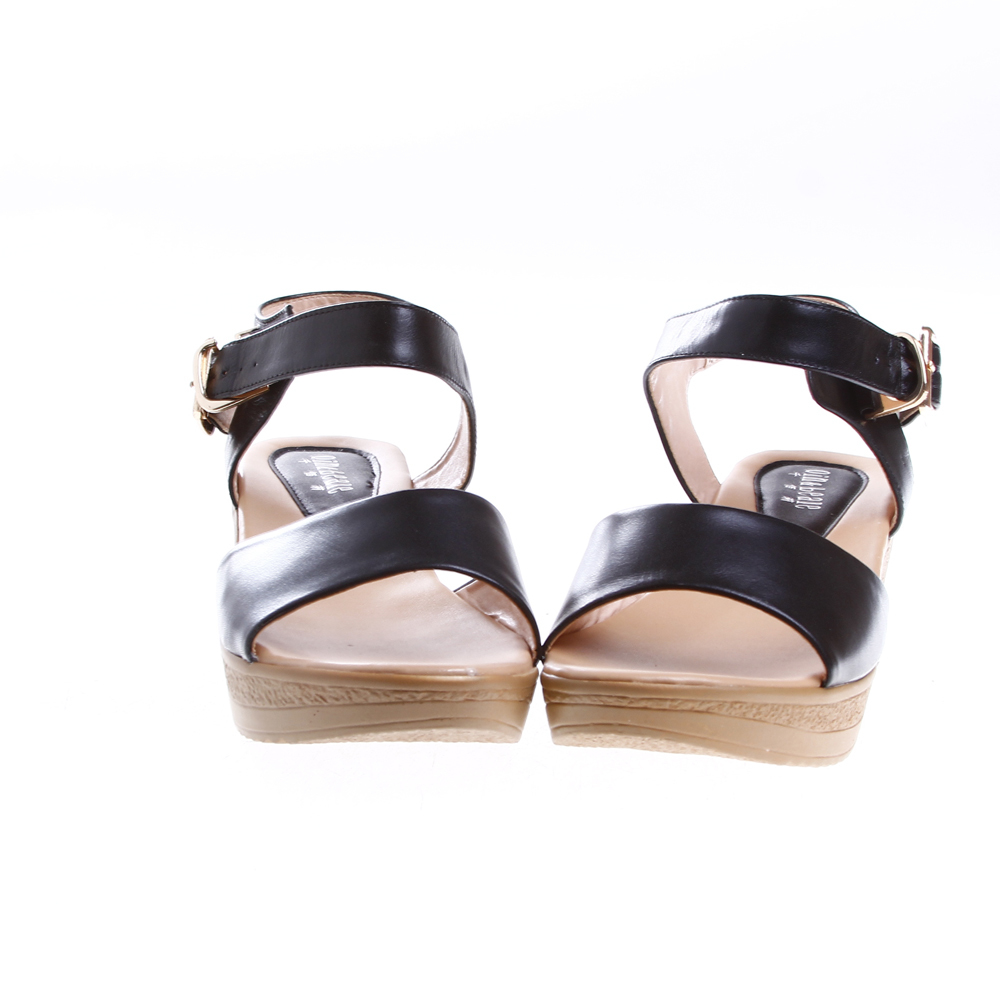 qianbaili千佰莉女款纯色牛皮凉鞋 8l776t