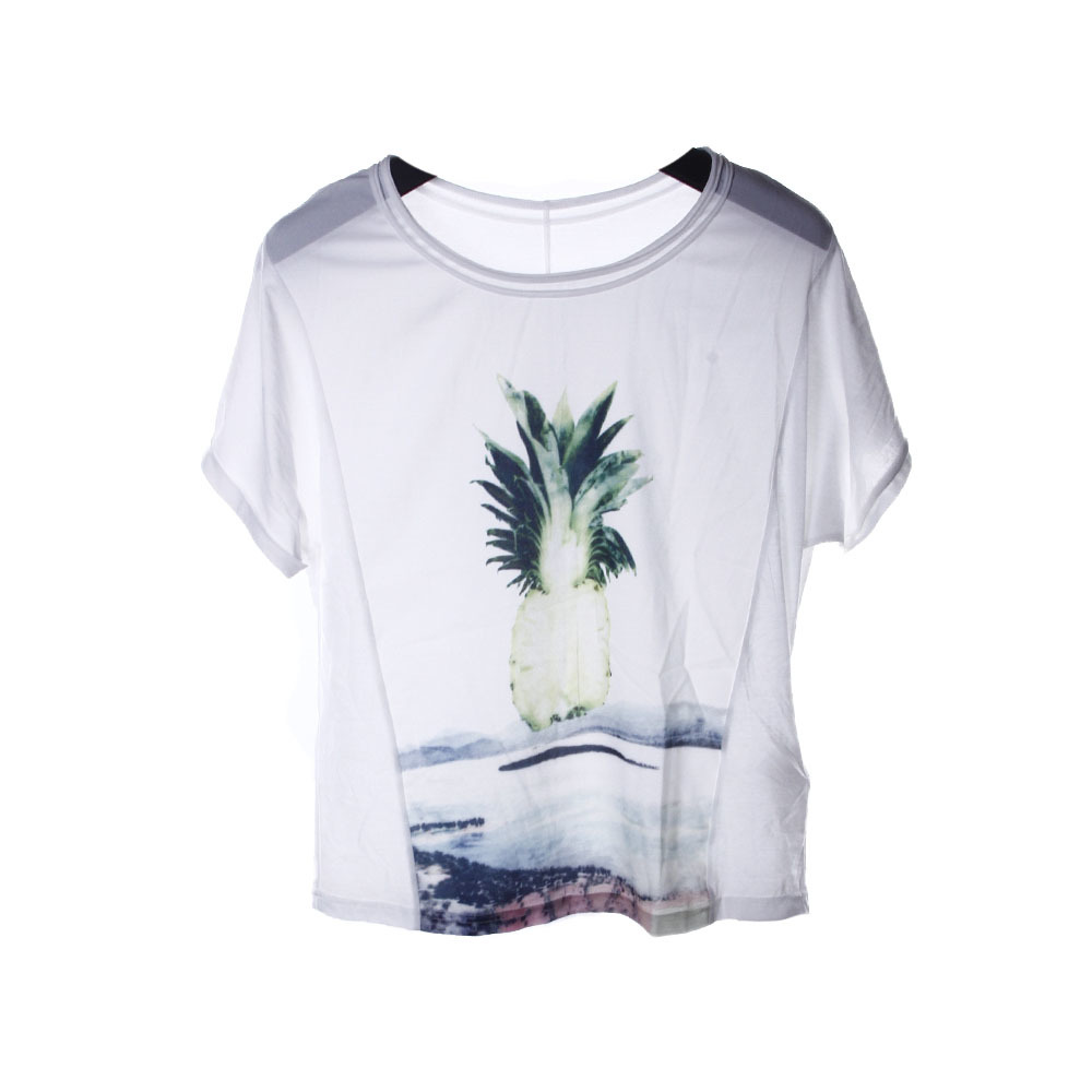 雪儿siares简约素雅时尚短袖t恤