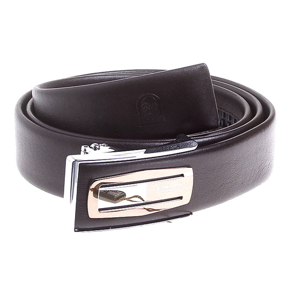 leonardo digasun 利奥纳多男款时尚滑扣腰带