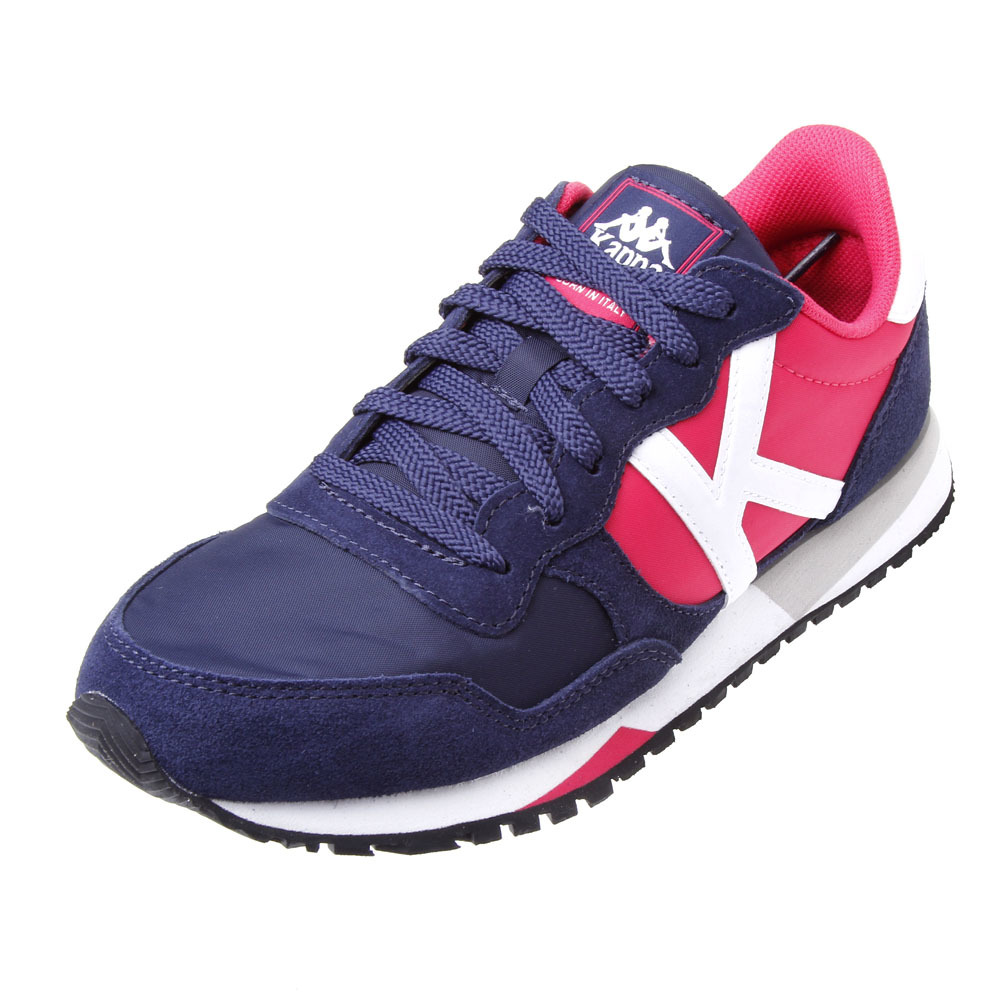 kappa背靠背卡帕女士复古跑鞋 休闲系带跑鞋 |k0665mm31 罗马蓝